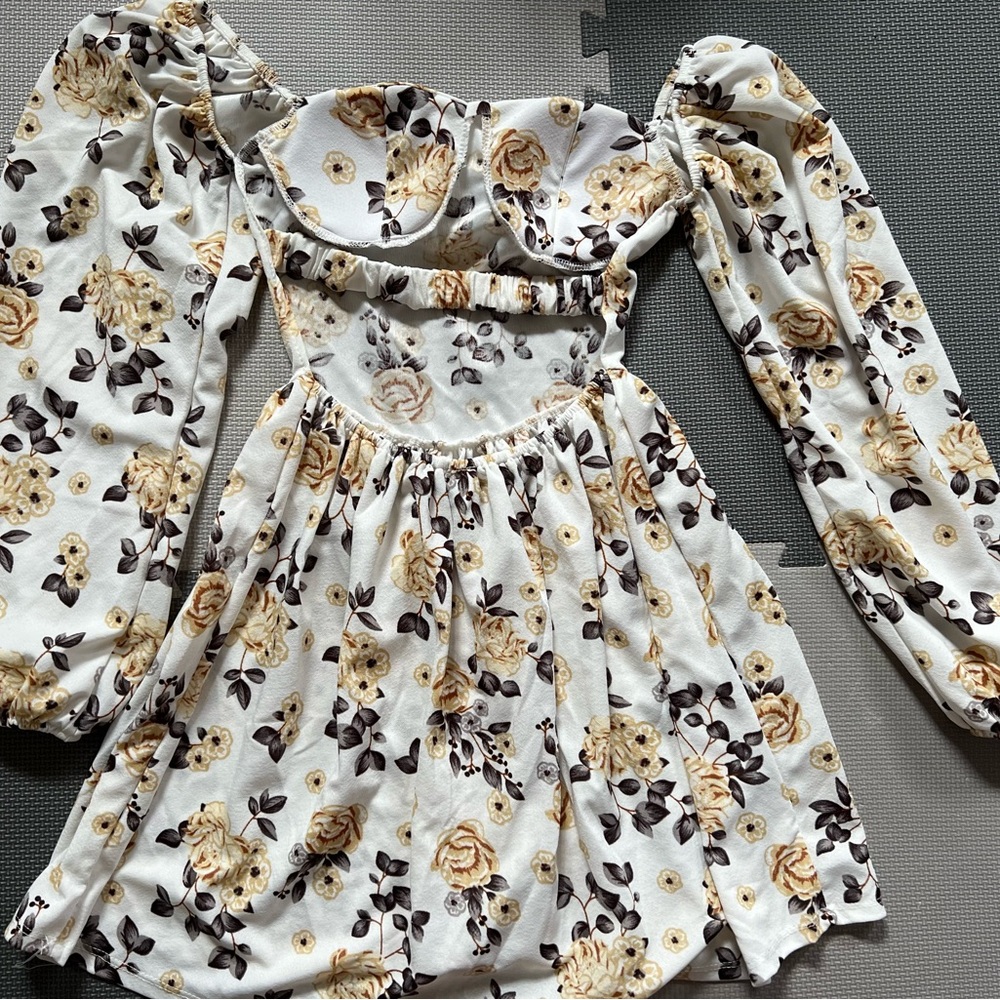 Padded Fairy dress backless